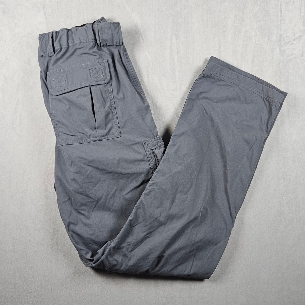 Duluth Trading Dry On The Fly Cargo Pants Mens Mediumx34 Gray Nylon Utility